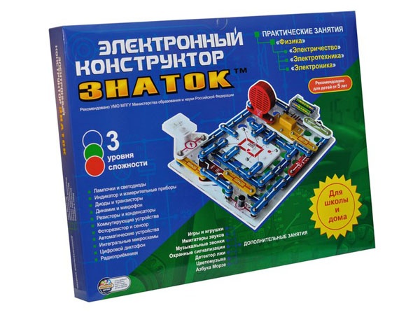 Электронные конструкторы знаток 999 схем