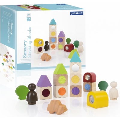  Guidecraft Sensory Stacking Blocks -    