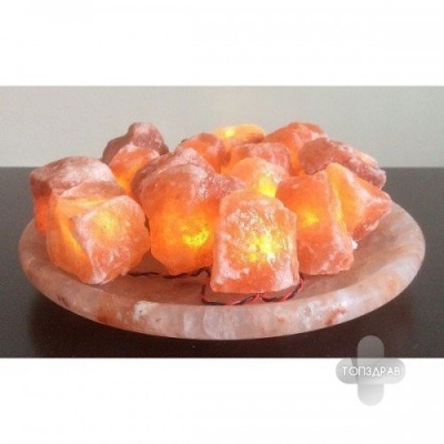   Salt lamp   (red) -    