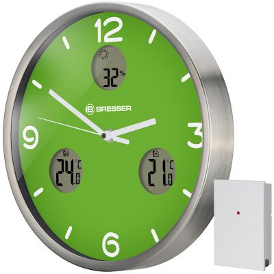 Термометр Bresser MyTime io NX Thermo/Hygro зеленые - купить по специальной цене