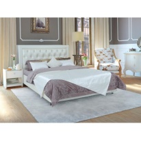Кровать Askona Simona Экотекс White (с подъемным механизмом)