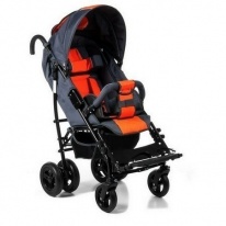 Кресло-коляска для детей ДЦП VITEA CARE Umbrella (литые) оранжевая