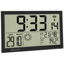 Термометр Bresser MyTime Jumbo LCD черная