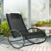Шезлонг Garden Way Vuitton 770535M черный