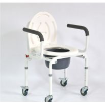 Кресло-туалет Мега-Оптим FS813 на колесах