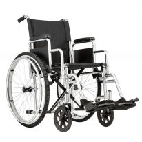 Кресло-коляска складное Ortonica Base 130 PU хром. рама
