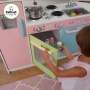   KidKraft  Pastel Uptown Espresso Kitchen