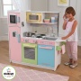   KidKraft  Pastel Uptown Espresso Kitchen