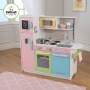   KidKraft  Pastel Uptown Espresso Kitchen