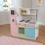   KidKraft  Pastel Uptown Espresso Kitchen