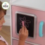   KidKraft  Pastel Uptown Espresso Kitchen