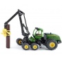 Модель Siku Трактор John Deere с захватом для бревен