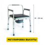 Кресло-стул с санитарным оснащением Мега-Оптим PR8004