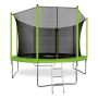 Батут с внутренней сеткой и лестницей Arland 12FT Light green