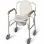 Санитарное кресло-туалет на колесах Amrus АМСВ6809